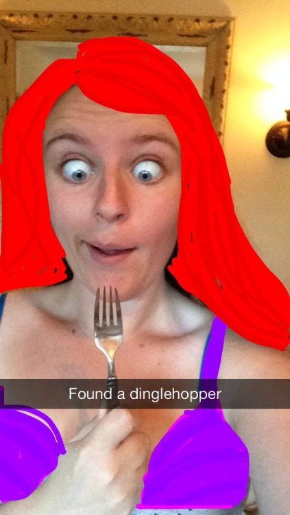 collarbones-andcigarettes:  kellycuppycake:  Snapchats starring me as Disney princesses.  You are amazing why aren’t we friends 