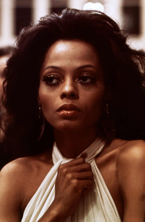 agelessphotography: Diana Ross filming Mahogany, 1975