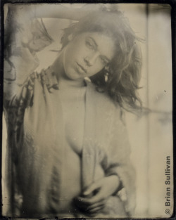 b7lab:  4x5″ Tintype - Samantha 2015 