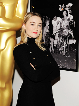 Saoirse Ronan attends an official Academy of Motion Picture Arts and Sciences screening of &lsqu