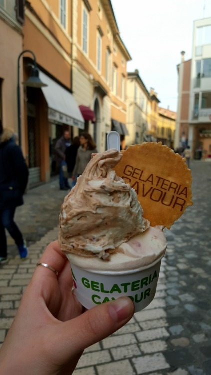 Gelato aways. Ravenna, Italy