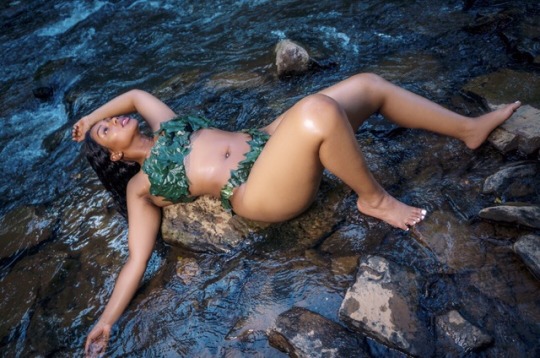 viictry:  #Incarnation of #Oshun , Daughter of #Yemeya . Birthed of the Wata . ••Pic: @digitalsupremecreations @digitalsupremephotography . ••Cooly wata . Chilled my body . Warmed my Soul . 