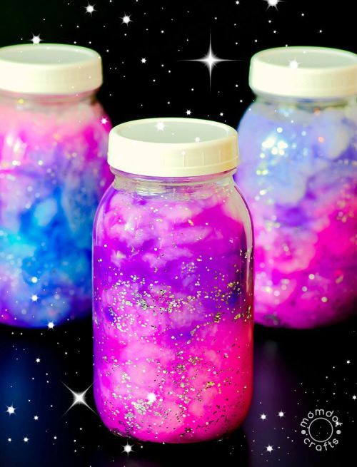 sew-much-to-do:  DIY Nebula Jars ✖✖✖✖✖✖✖✖ sew-much-to-do: a visual collection of sewing tutorials/patterns, knitting, diy, crafts, recipes, etc.   Reblogging bc I need more arts and crafts to do. :3