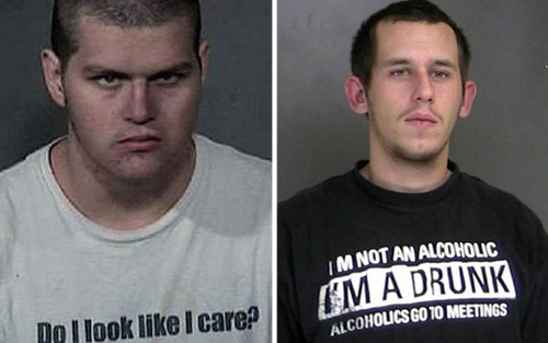 Porn  Ironic and Unfortunate Shirts Worn in Mugshots photos