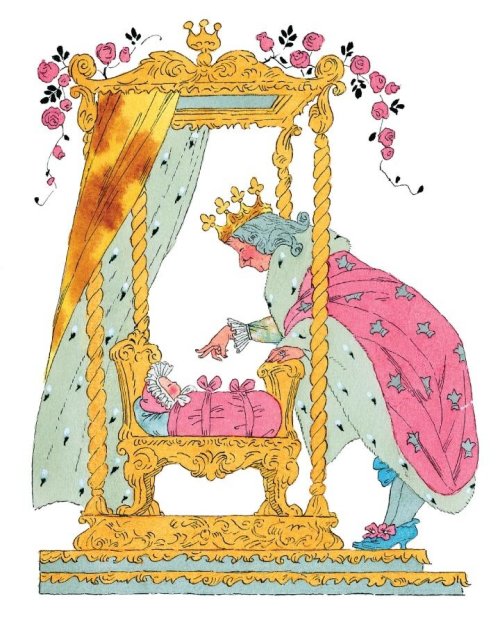 illustration-alcove:  The Sleeping Beauty, variously adapted by Charles Perrault and the Brothers Gr