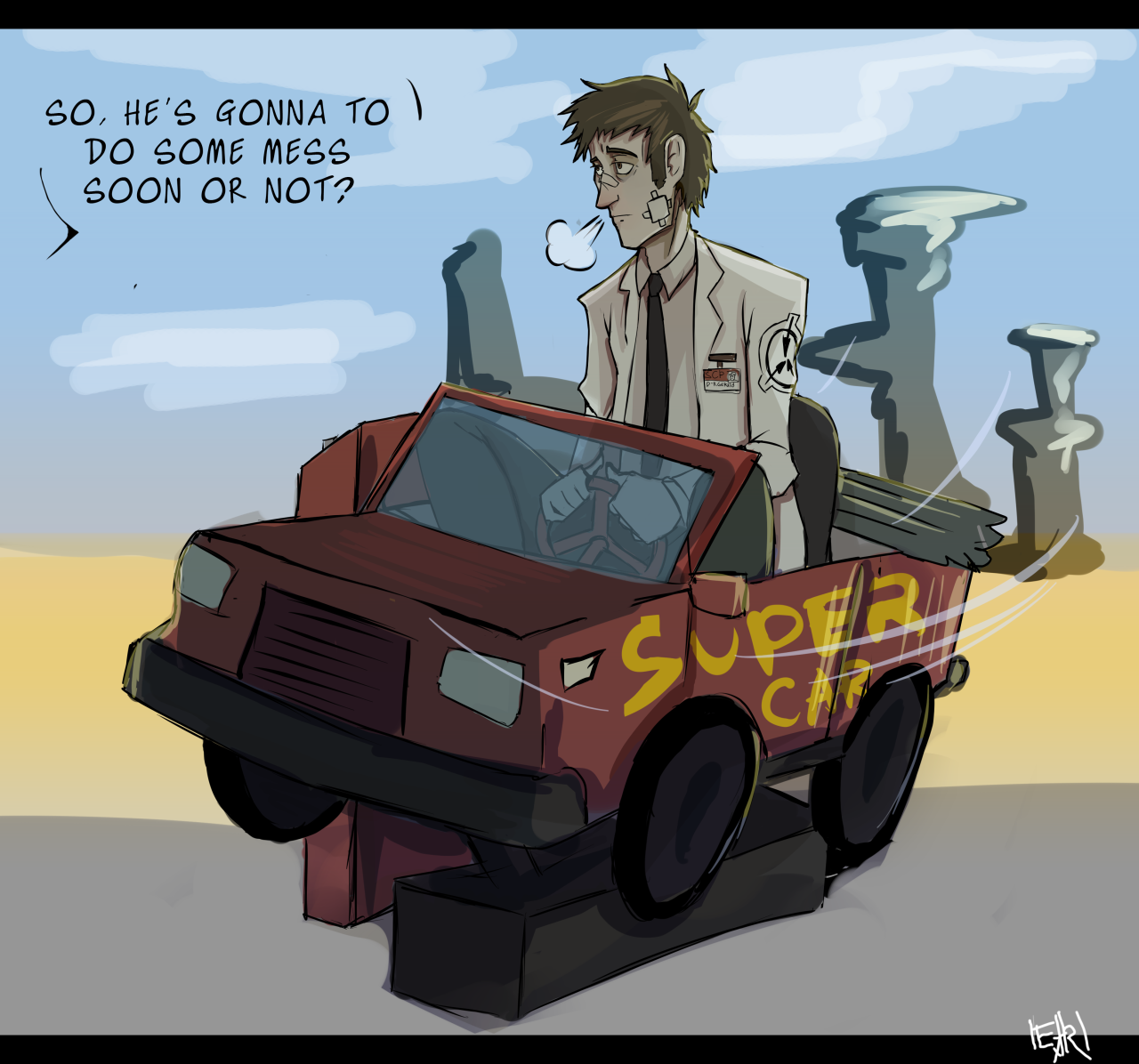 Oversimplified SCP Chapter 234 - SCP-666-J: Dr. Gerald's Driving Skills in  2023