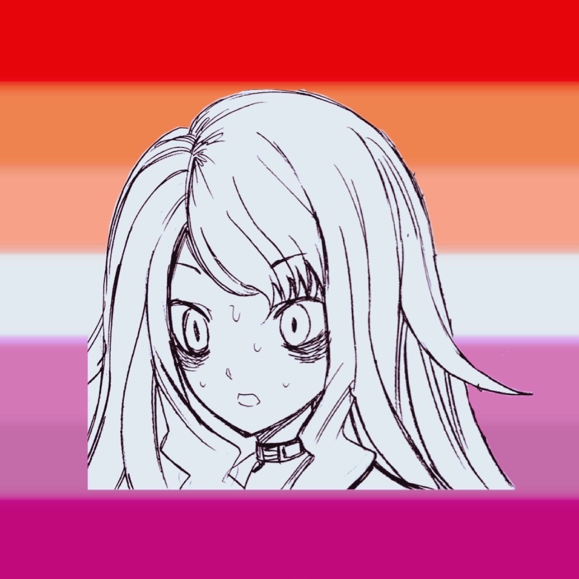 LGBTQ+ anime pfps I made