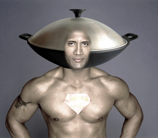 Okay, so, I haven’t made any texts between gems for a little while, but it’s not a total loss because yesterday I made THISDwayne The Wok Johnson
