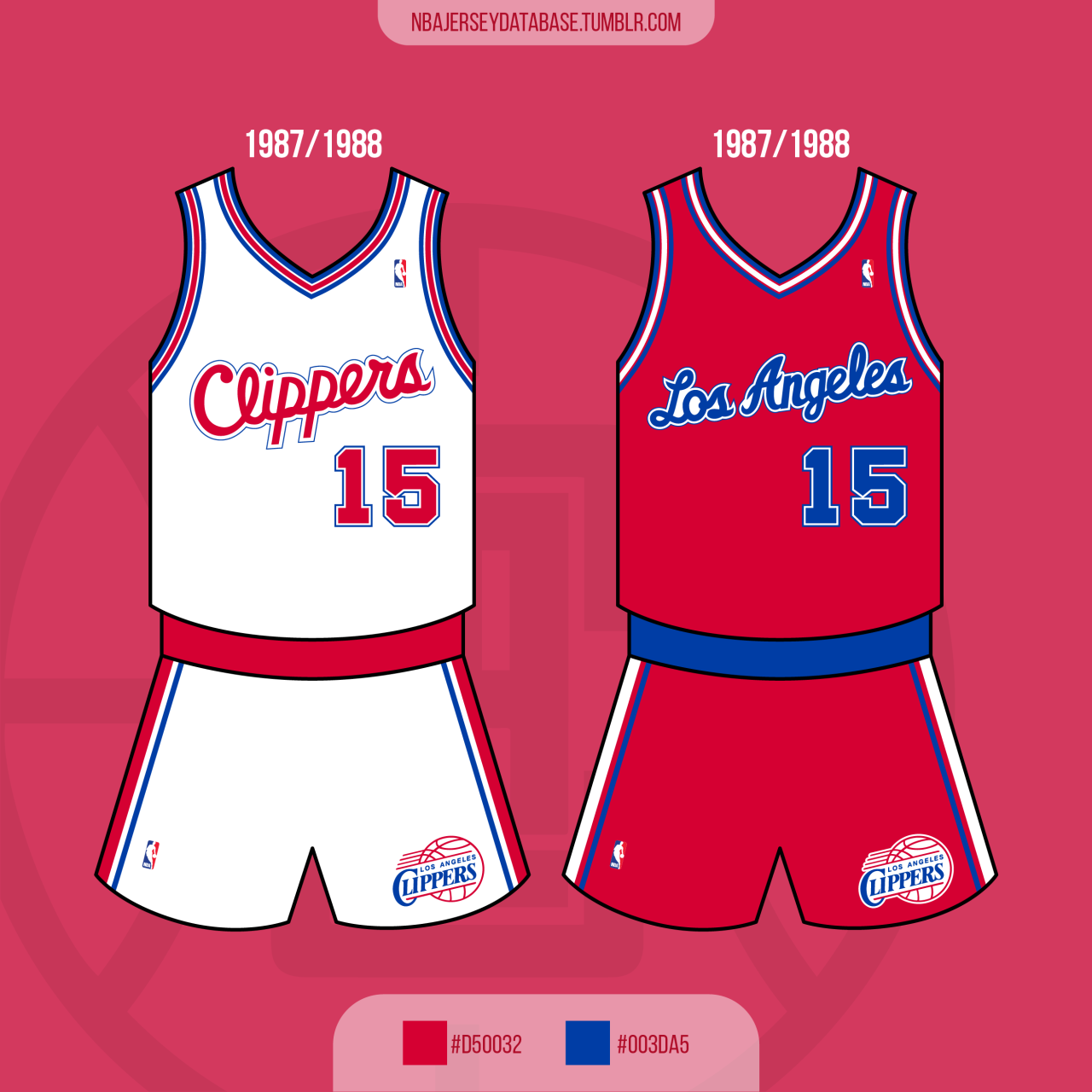 NBA Jersey Database, Los Angeles Clippers City Jersey 2017-2018