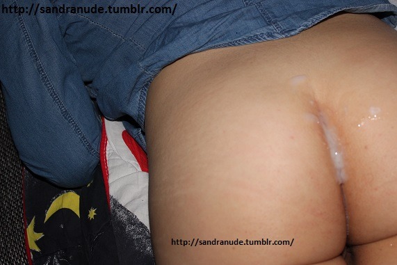 cumontheass:  Another awesome submission from Sandra.  It’s so sexy that she enjoys
