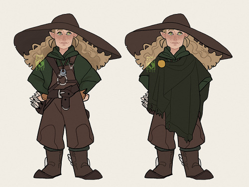 made a halfling drakewarden ranger for a one-shot and i fell in love
