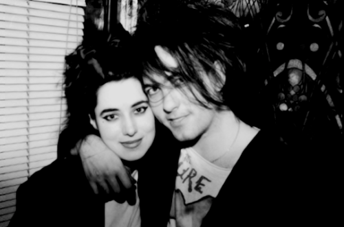 Robert Smith with his gorgeous wife, Mary Poole-Smith. <3 