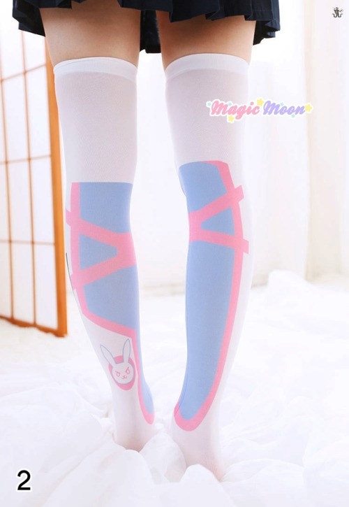 magicmoonstore: ★ Video Game OW Meka Thigh Stockings ★ Visit: magicmoon.storenvy.com 
