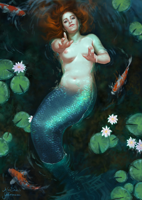  Mermaid 2Kristina Gehrmannhttps://www.artstation.com/artwork/R3B3bv 