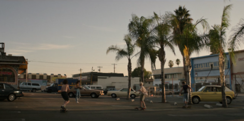 A scene from Netflix Series GLOW shot in Van Nuys.