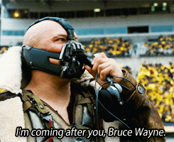 fuckyeahthedarkknightrises-blog:  Freestyle Bane [x] 