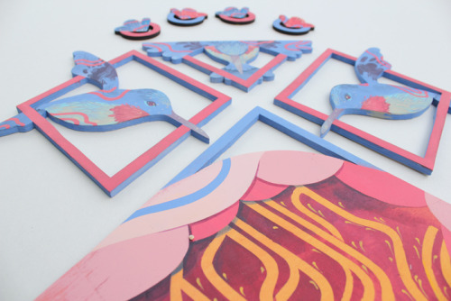 kevinjaystanton:kevinjaystanton:SyndromesThis Friday I finished up 41 paintings for my first solo sh
