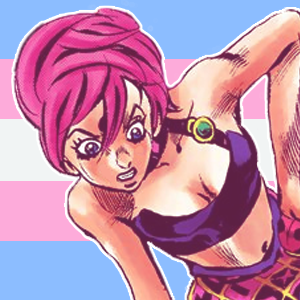 tuskact5: trans + trans woman trish una icons for anon