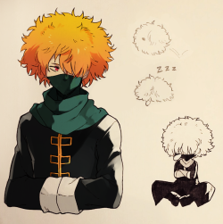 priincezuko:   joodaru:  My sunshine afro I get lots of time for doodling in class…  