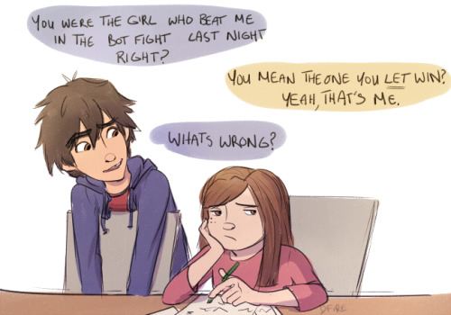 derpfire: studyyy buddiessssss For the botfightAU which isn’t exactly a thing yet but its gett