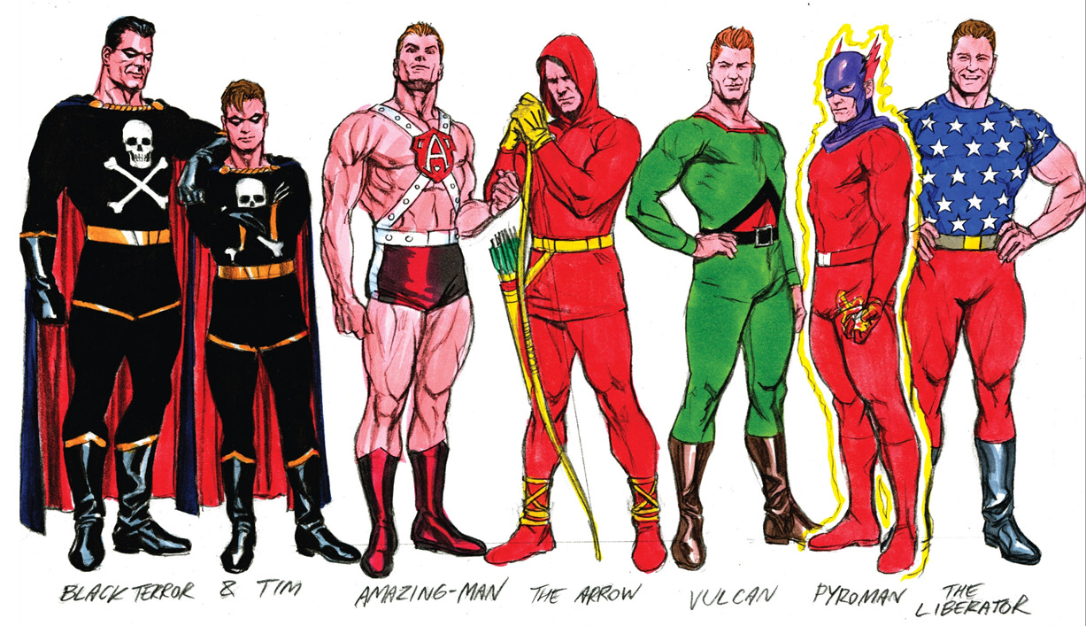 brianmichaelbendis:  Reimagined Golden Age Heroes by Alex Ross
