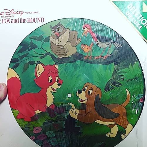 I don&rsquo;t generally buy picture discs, but I love this Fox and the Hound one #vinyl #disney 