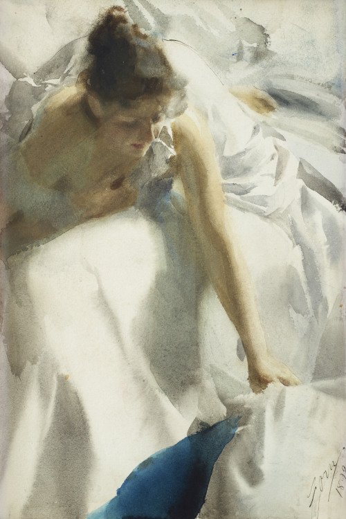 Reveil, Boulevard ClichyAnders Zorn (Swedish; 1860–1920)1892WatercolorPrivate Collection