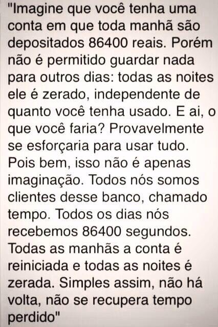 Quebra de paradigma.