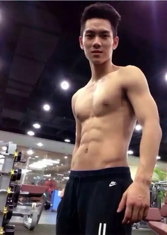asiancock86:  rebelziid:  Gorgeous Hunk Nude  [ His rook hard uncut cock ]  ■other