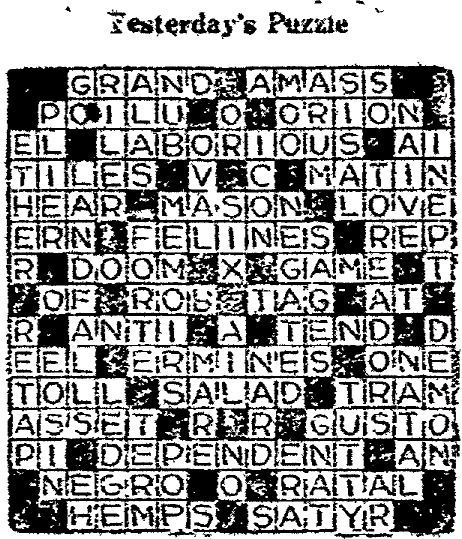 In 1924, the new American diversion of crossword puzzles were labelled a “menace” by the London Time