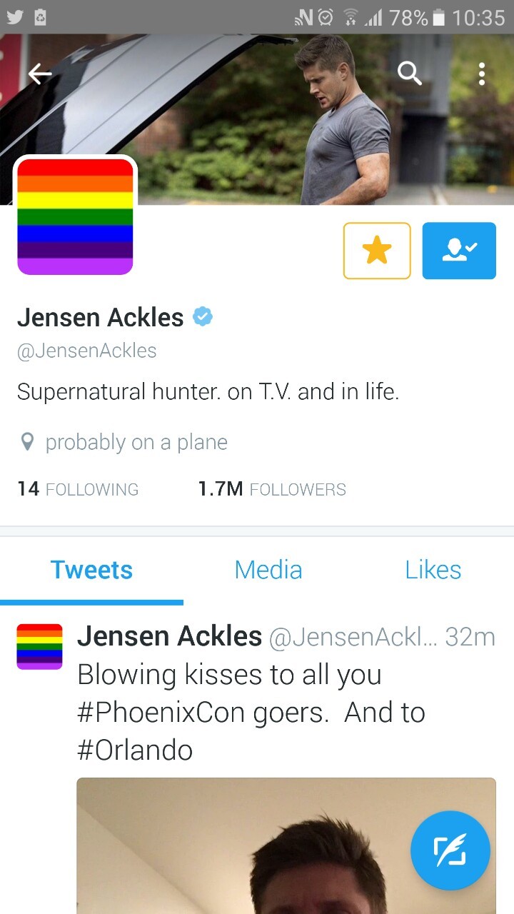 Jensen ackles homophobe