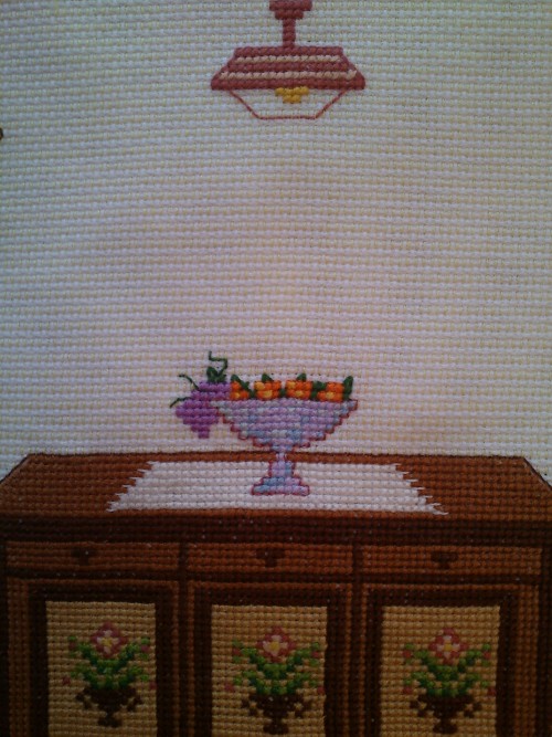 This is my mother&rsquo;s lovely cross stitch work. Check out her Etsy store! She just opened! (like