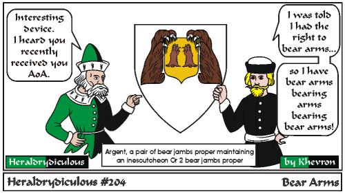 heraldrydiculous:204 Bear Arms