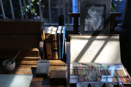 Frida Kahlo’s house. The Blue House, Coyoacan, Mexico City.