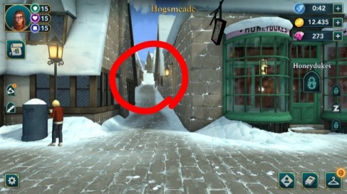 justmesoffie: Hey! I’ve just found another place to get energy in Hogsmeade. You have to click