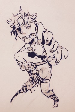 lunarcrown:  Happy Halloween!! 🎃👻🎃 Here’s a zombie Junkrat 4 ur zombie junkrat needs. Poor boy misplaced his robo arm :,( 