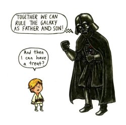 gffa: DARTH DAD AND SKYBABIES (part fourteen/