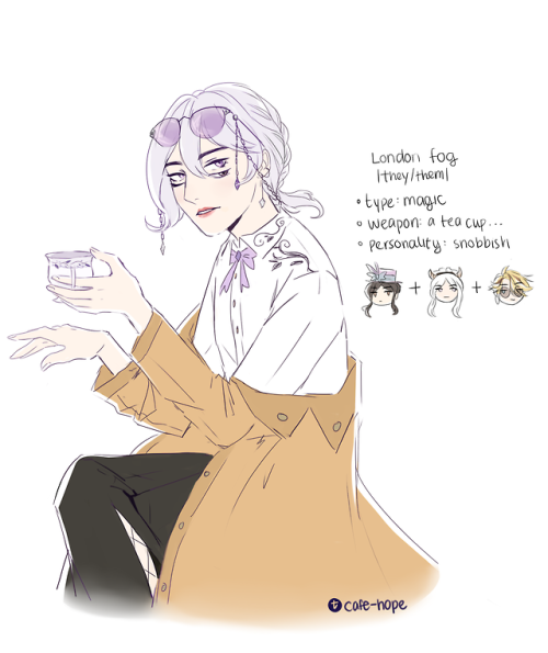 HELLO LONG TIME NO ART POST, BUT I’VE MADE MORE CAFE FUSIONSheadcanons/info on fusions under t