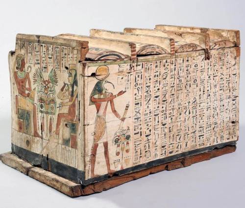egypt-museum:    Shabti-box of the wab-priest