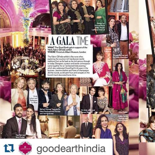 Beautiful celebrations at The V &A Thank you @goodearthindia @vogueindia #sairahunjan #thegirlwi