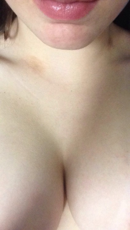 your-favorite-slut:My tits are absolutely perfect for fucking. And the tip of your cock will be met by my soft, wet lips. How does that sound?