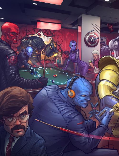 munchkin80:extraordinarycomics:Marvel Villains.Created adult photos