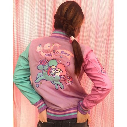 Have you checked out our pastel Little Twin Stars Varsity jacket?! Currently available at @japanla @