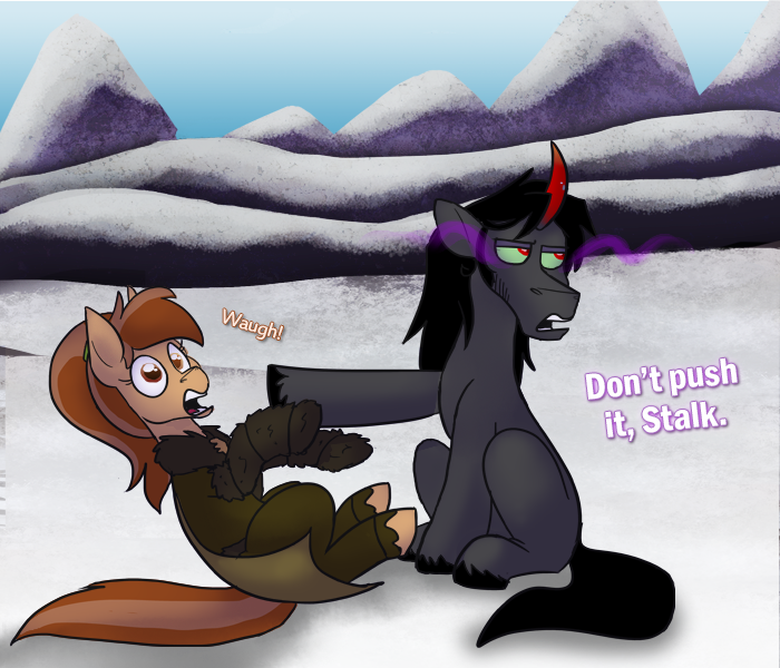 ask-king-sombra:  ask-king-sombra:  Not all ponies are all aboard the hug train to