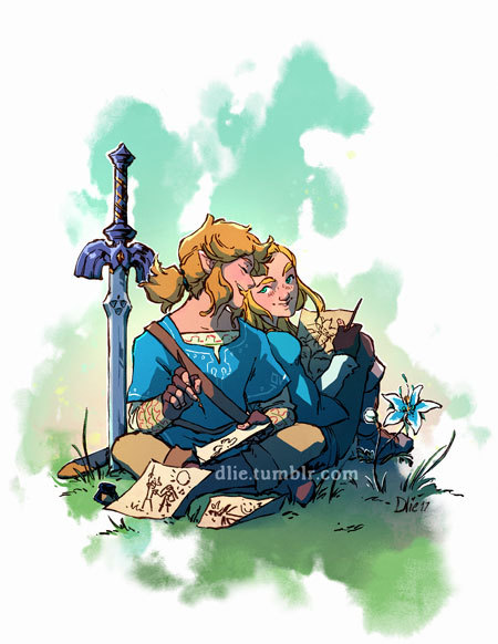 dlie:  A time for us   Last minute illustration before this year’s Otakuthon! Come