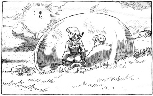 animarchive: Animage (05/1990) - Nausicaä of the Valley of the Wind by Hayao Miyazaki.