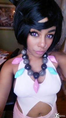 laydiexskull:  Alola~! Costest for Olivia from Pokemon Sun &amp; Moon! I still need to finish the rest of the costume but here it is so far~  &lt; |D”‘‘‘