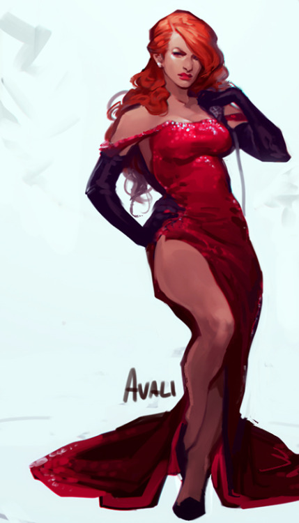 avali:Jessica Rabbit redesign