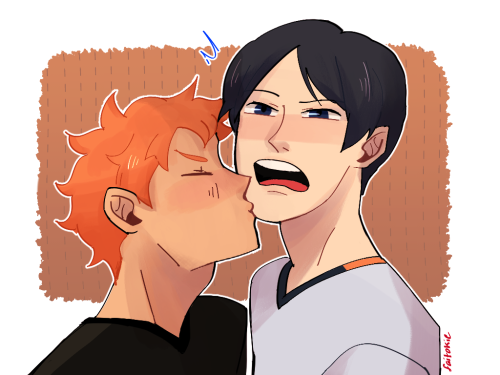 not to say kagehina soulmate behavior but&hellip; kagehina soulmate behavior