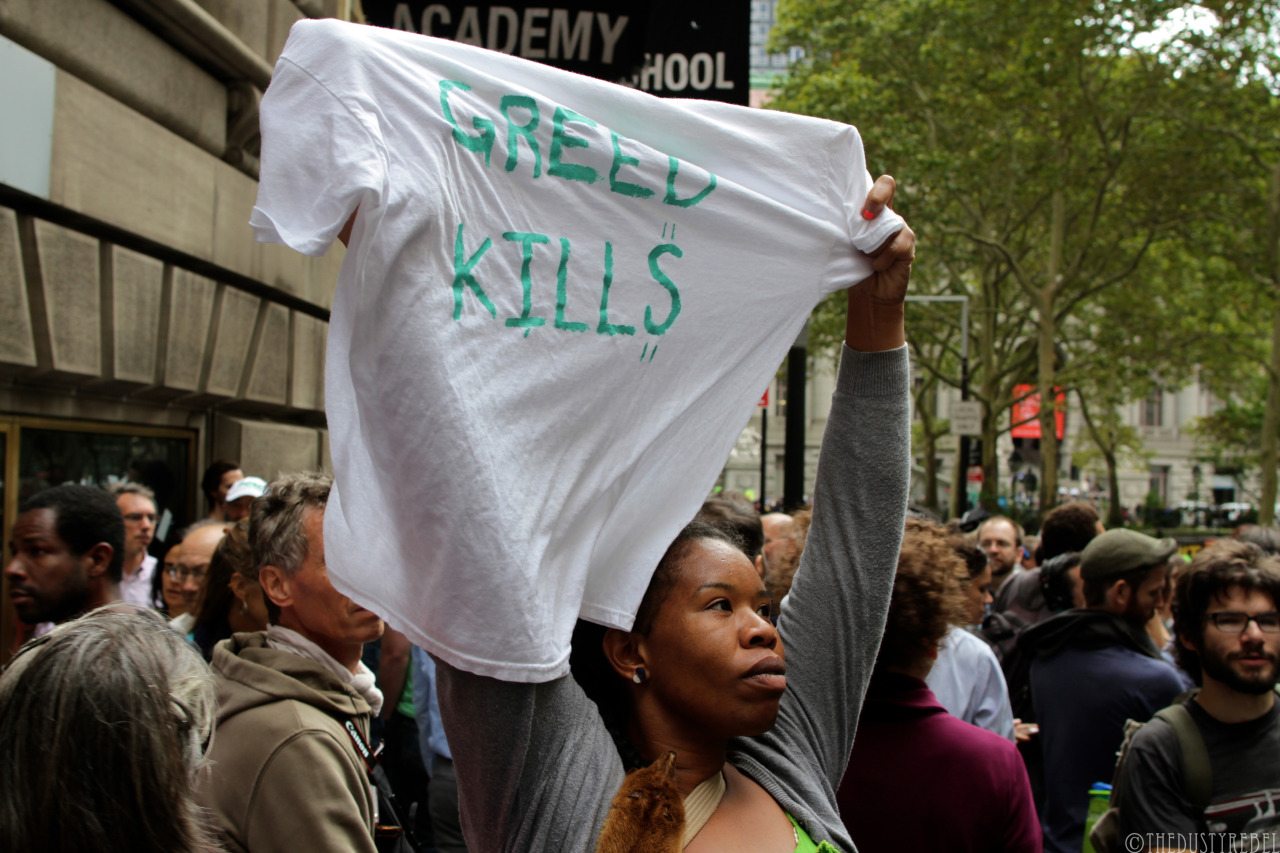 Greed Kills Flood Wall Street, 2014
Financial District, NYC
More photos from FLOOD WALL STREET on TheDustyRebel Facebook page.